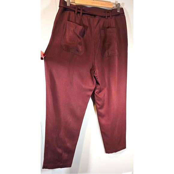 Ted Baker London Ninette Trousers  High Waist Carrot Legs Women's Size 3 - Picture 3 of 11